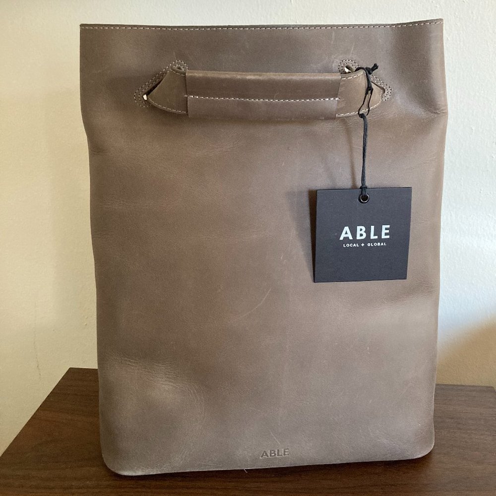 Able Nelita Leather Backpack